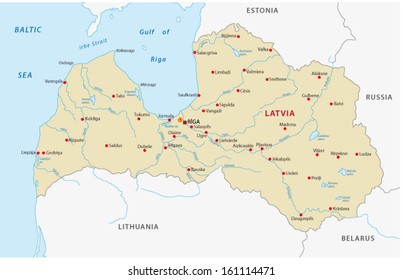 Latvia Map Images Stock Photos Vectors Shutterstock