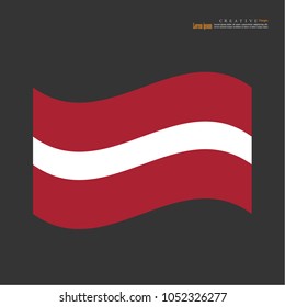 Latvia  national flag background texture.vector illustration.