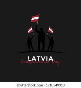 Latvia Restoration of Independence Day. Happy Latvia Day Celebration. Vector illustration