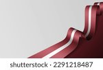Latvia ribbon flag background. Element of impact for the use you want to make of it.