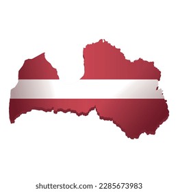 Latvia travel icon cartoon vector. National country. Globe nation
