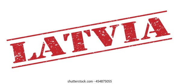 latvia vector stamp on white background