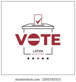 Latvia voting, Latvia citizen participation in voting, going to vote, voting, hand leaving vote, positive vote, negative vote, hand leaving paper in ballot box, elections, election of ruler.