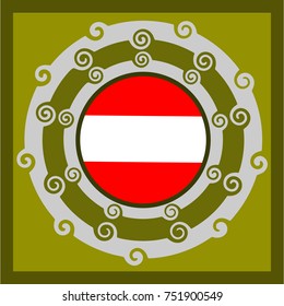 Latvian Country Flag