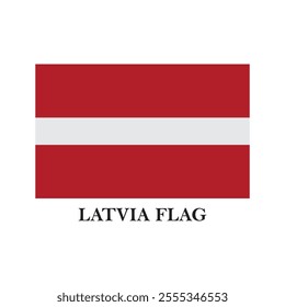 Latvian country flag vector illustration design