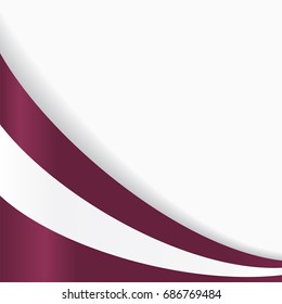 Latvian flag wavy abstract background. Vector illustration.