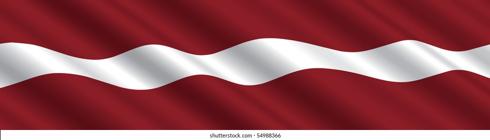 Latvia Flag Paper Cut Style Creative Stock Vector (Royalty Free) 2177417453