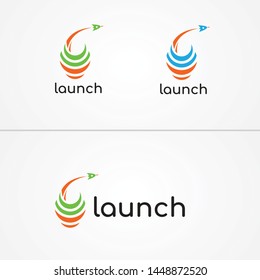 Lauch logo template for company or personal