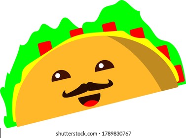 Laugh Cute Mr Tacco Illustrator