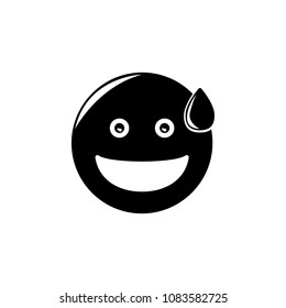 laugh and dont knoü emoji vector icon