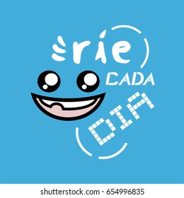 laugh every day message in spanish language