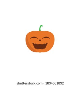 The Laugh Halloween Pumpkin Character (Jack-o'-lantern) Illustration