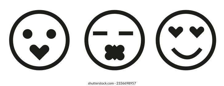 laugh heart,smile hearts isolated vector