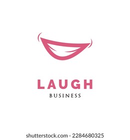 Laugh Icon Logo Design Template