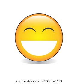Laugh Isolated Emoji Vector