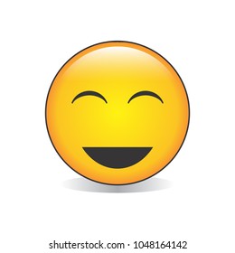 Laugh Isolated Emoji Vector