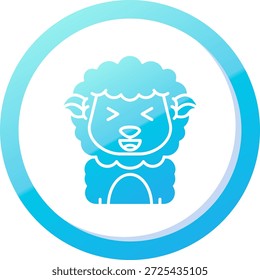 Lachzeile, Vektorsymbol-Design