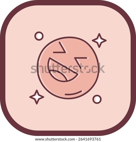 Laugh Line vector Icon Design