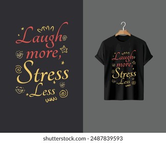 Camiseta de tipografía Stress Lass