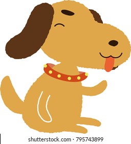Laugh sitting dog.eps
This is a vector illustration.