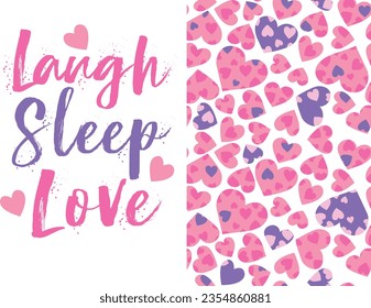 laugh sleep love heart cute pink