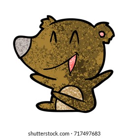 laughing bear cartoon