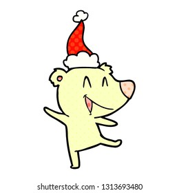 ilustración de un sombrero santa dibujado con la mano del cómico