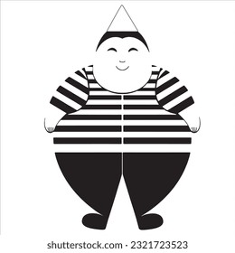 laughing black and white sailor