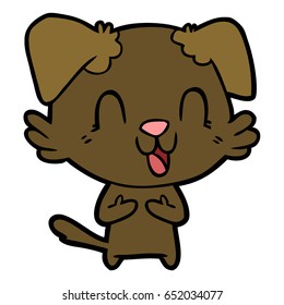 laughing cartoon dog