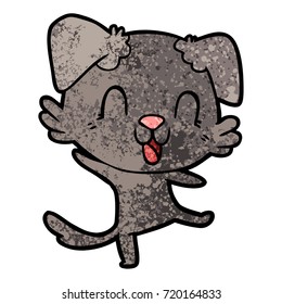 perro de caricatura de risa