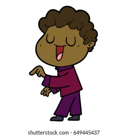 caricatura de risa
