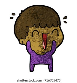 laughing cartoon man
