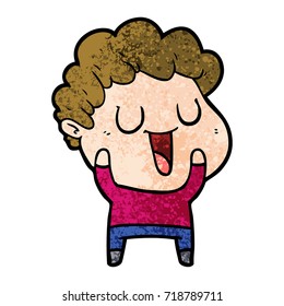 laughing cartoon man