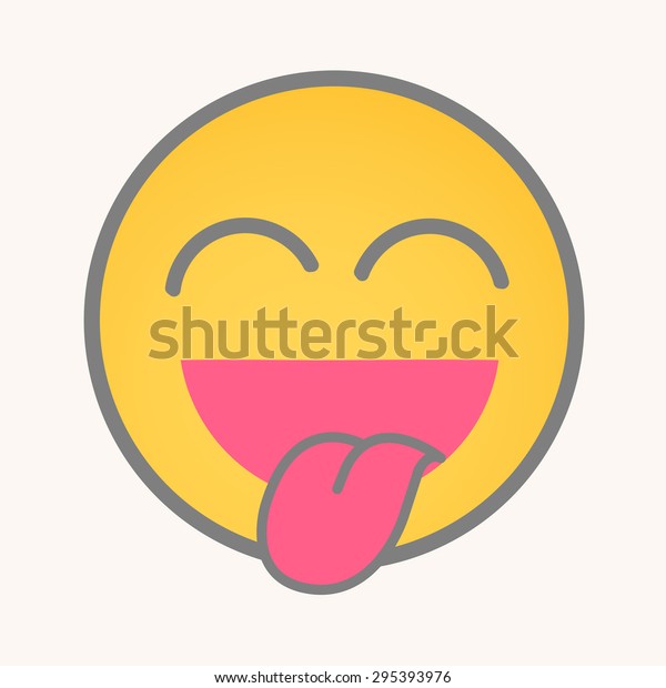 Laughing Cartoon Smiley Vector Face Stock Vector (Royalty Free ...