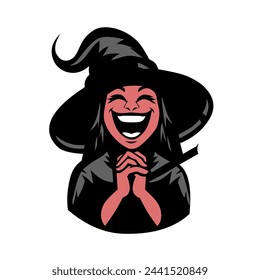 laughing character vector illustration design using infinite design