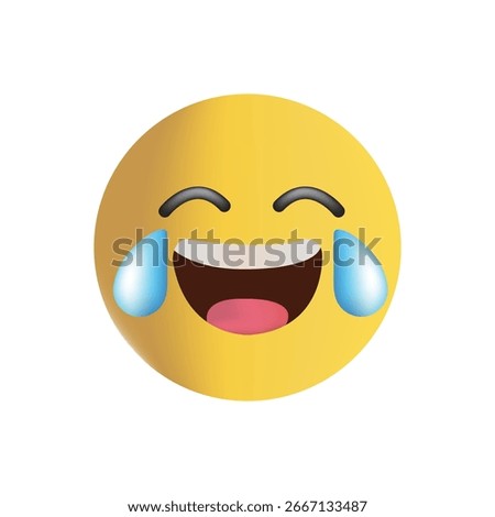  Laughing Crying Emoji - A 3D Vector Illustration of Tears of Joy Face