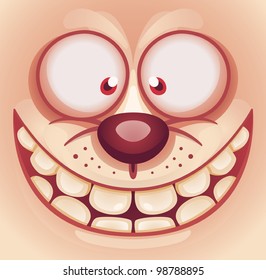 Laughing Cute Animal Face