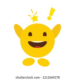 Laughing Emoji icon design vector