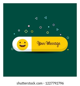 Laughing emoji icon design vector