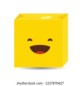 Laughing Emoji icon design vector