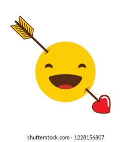 Laughing Emoji icon design vector