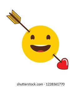 Laughing Emoji icon design vector