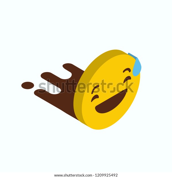 Laughing Emoji Icon Design Vector Stock Vector Royalty Free