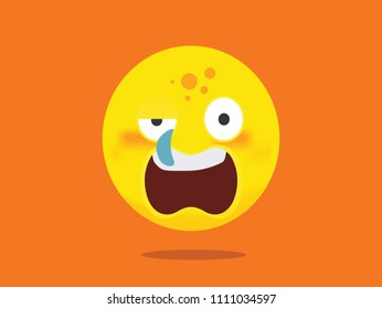 Laughing emoji with tear