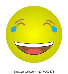 Laughing Emoji Vector