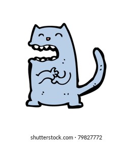 laughing evil genius cartoon cat