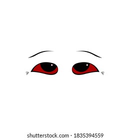 laughing expression from red eyes demon and devil series