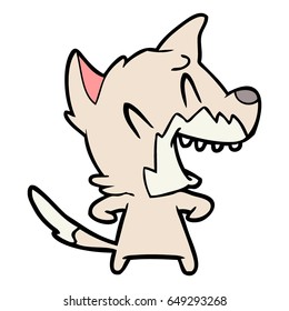 laughing fox cartoon