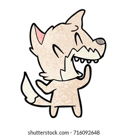 laughing fox cartoon