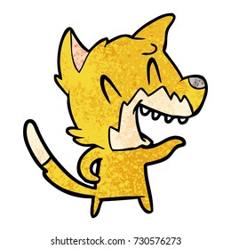 Lachen-Fuchs-Cartoon